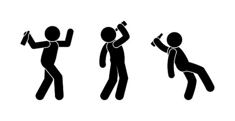 stickman drinking|stickman drunk clip art.